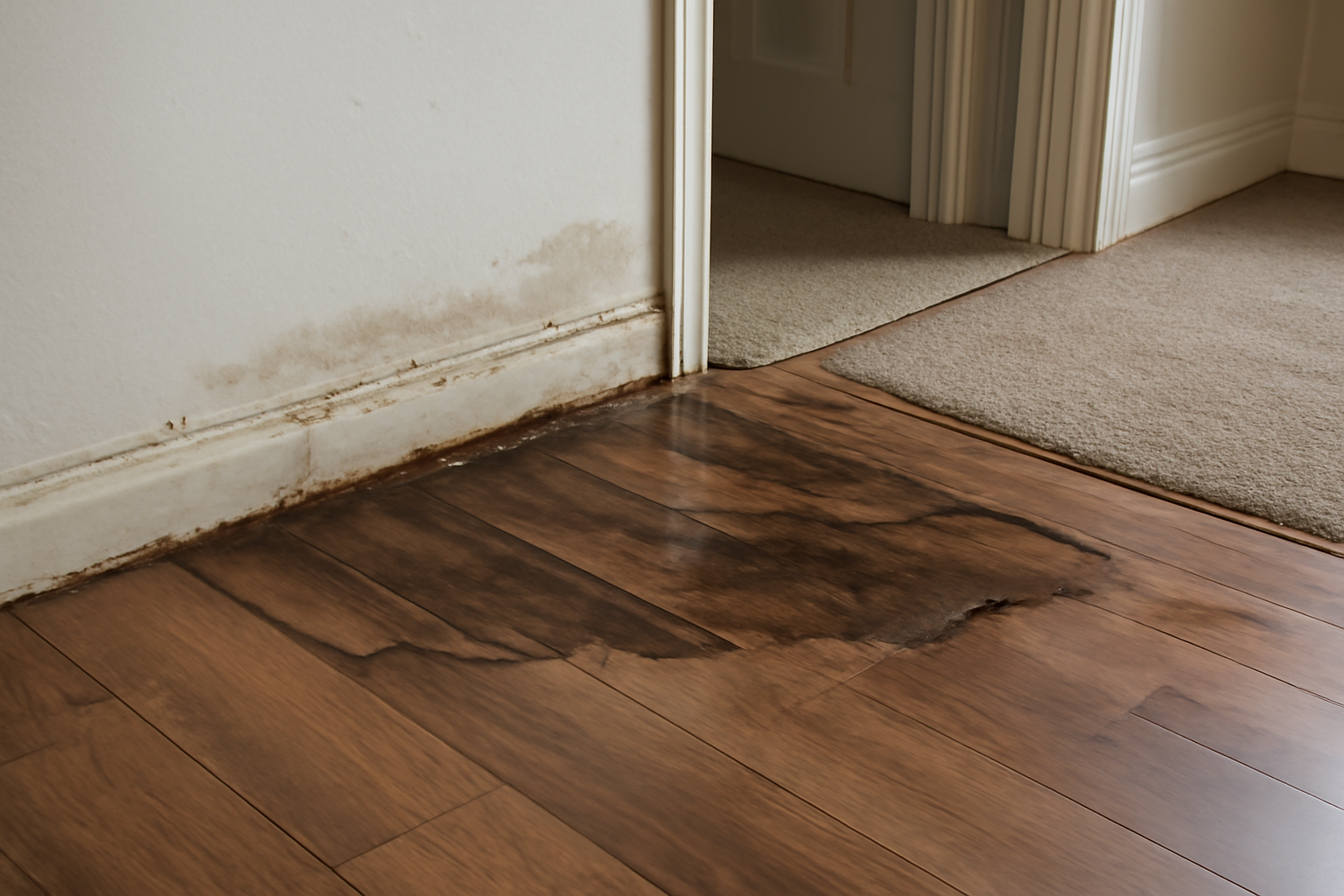 Laminate Floor Water Damage Restoration in Cairo, NY