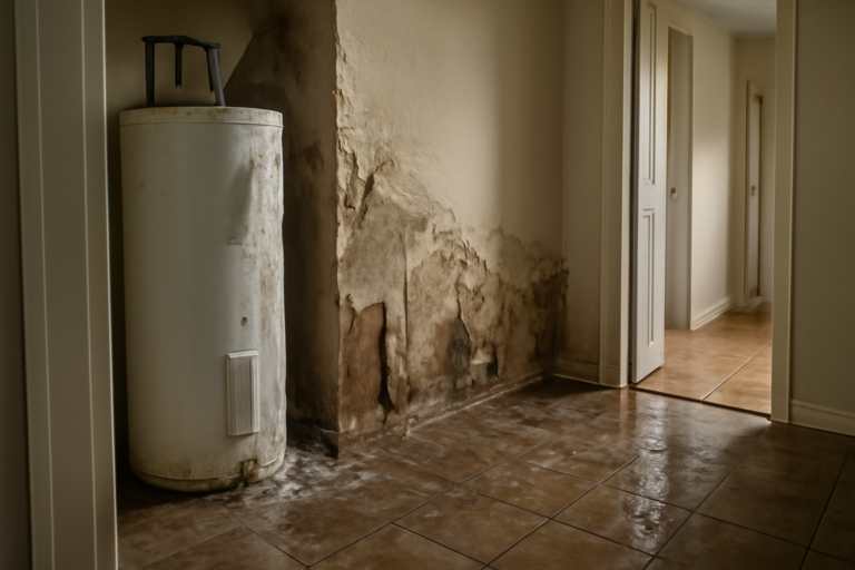 Water Heater Burst Water Removal